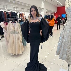 Elegant Black Evening Gown
